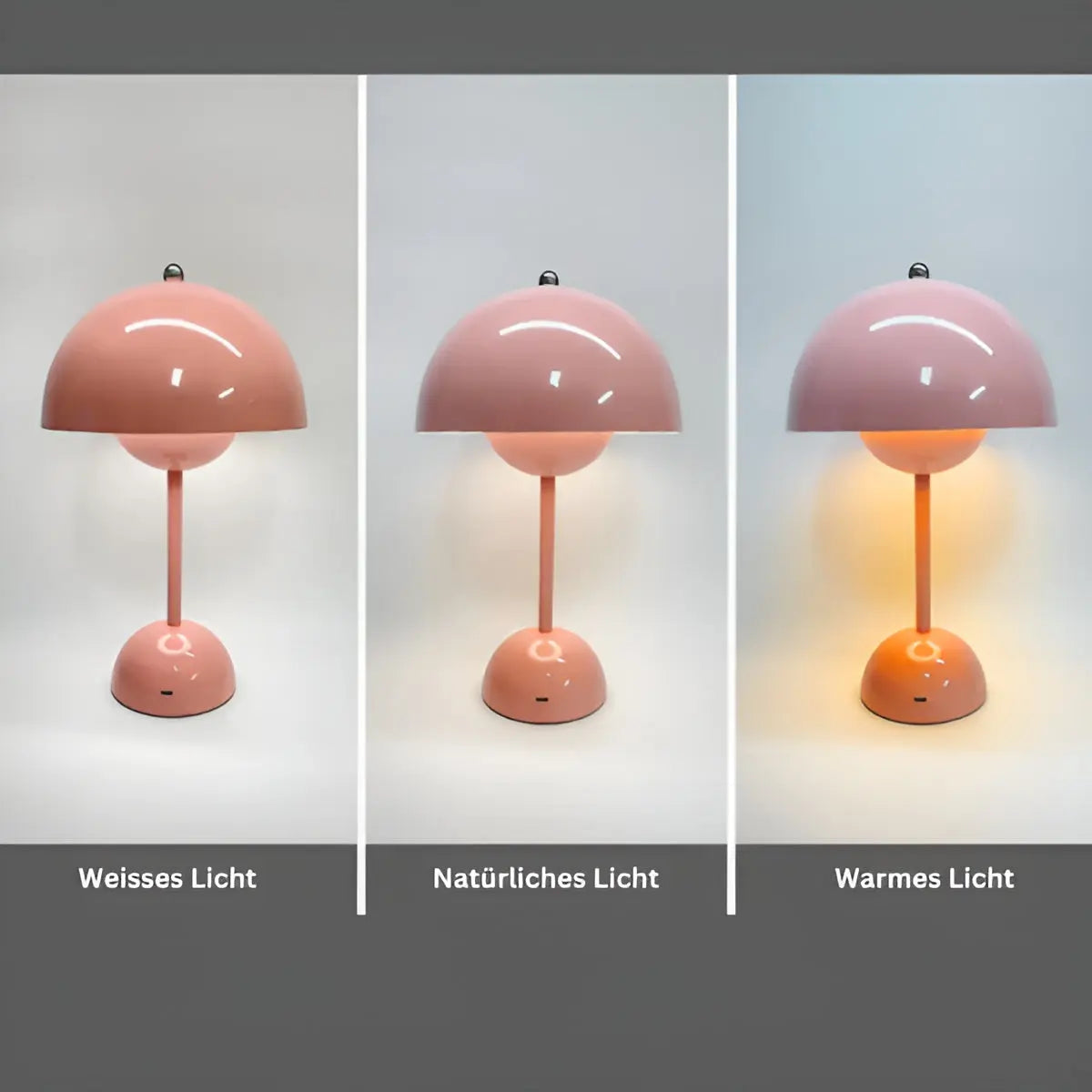 Luminária de mesa Escandinava Dome - Iluminação de Escritório de Estilo Mid-Century