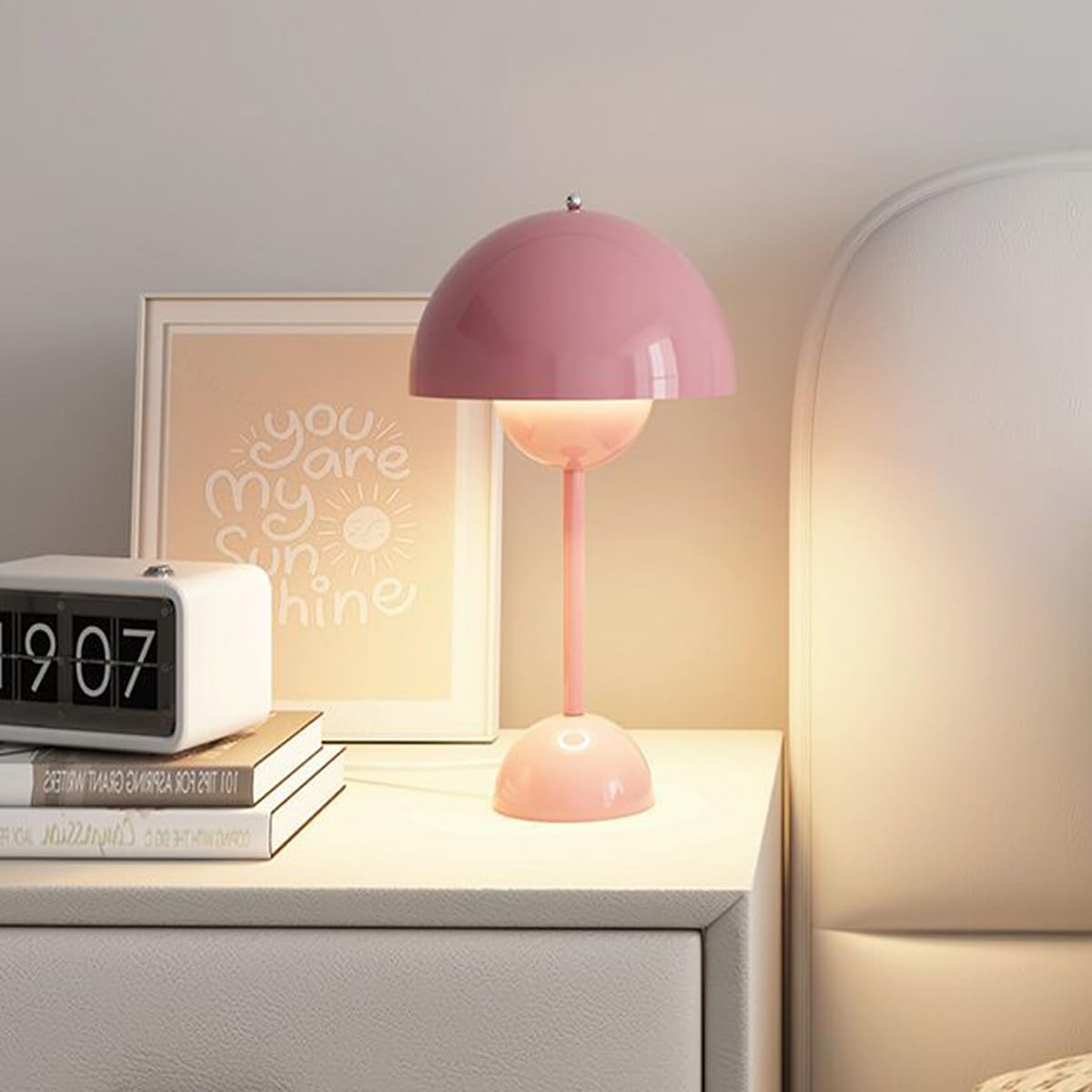 Luminária de mesa Escandinava Dome - Iluminação de Escritório de Estilo Mid-Century