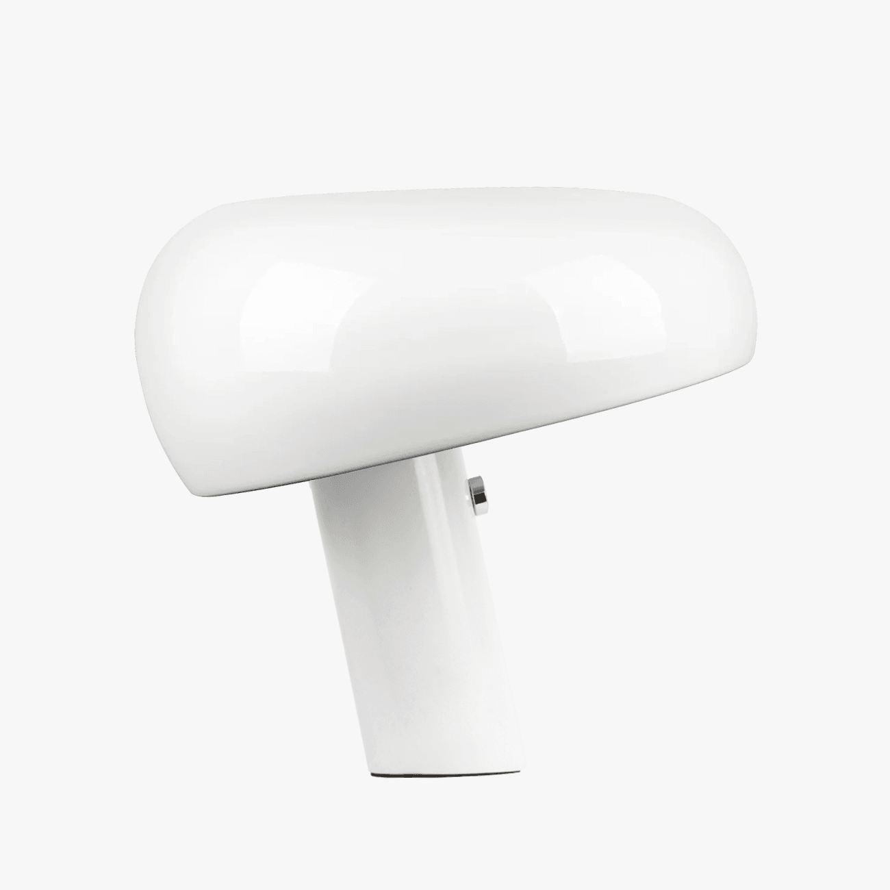 Luminária de mesa Espiral Moderna LED - Abajur Escultural Dimerizável Branco Brilhante