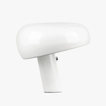 Luminária de mesa Espiral Moderna LED - Abajur Escultural Dimerizável Branco Brilhante