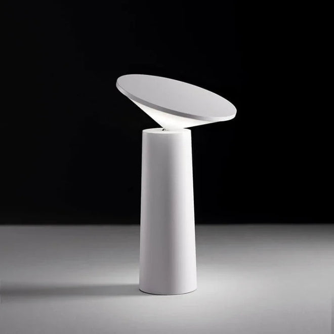 Luminária de mesa Flexível – Abajur LED Ajustável com Carregamento via USB-C Branco