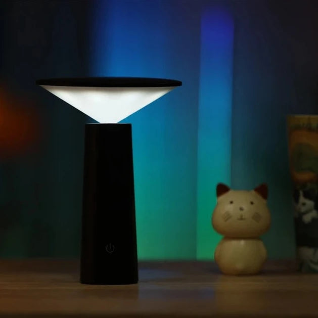 Luminária de mesa Flexível – Abajur LED Ajustável com Carregamento via USB-C
