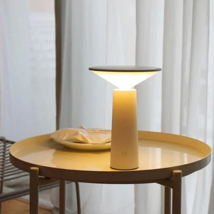 Luminária de mesa Flexível – Abajur LED Ajustável com Carregamento via USB-C