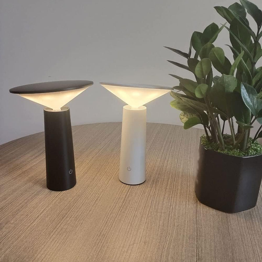 Luminária de mesa Flexível – Abajur LED Ajustável com Carregamento via USB-C