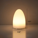 Luminária de mesa Geométrica Moderna com Controle Remoto – Abajur Decorativo Criativo em LED