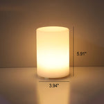 Luminária de mesa Geométrica Moderna com Controle Remoto – Abajur Decorativo Criativo em LED