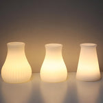 Luminária de mesa Geométrica Moderna com Controle Remoto – Abajur Decorativo Criativo em LED