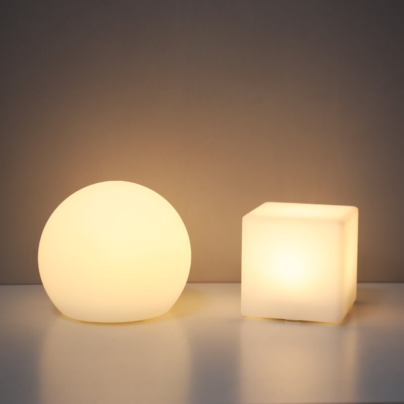 Luminária de mesa Geométrica Moderna com Controle Remoto – Abajur Decorativo Criativo em LED