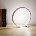 Luminária de mesa HaloLite com Controle Sensível ao Toque e Carregamento USB Branco