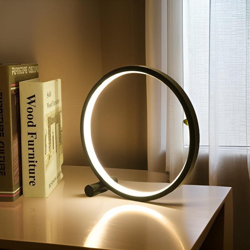 Luminária de mesa HaloLite com Controle Sensível ao Toque e Carregamento USB
