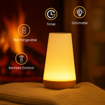 Luminária de mesa LED Bombees: Abajur com Mudança de Cor RGB