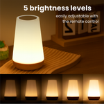 Luminária de mesa LED Bombees: Abajur com Mudança de Cor RGB