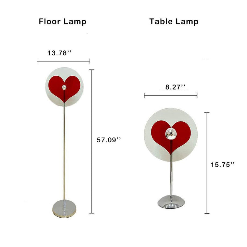 Luminária de mesa LED Coração Criativa com 1 Luz Vibes
