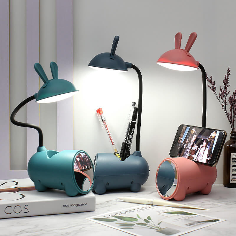 Luminária de mesa LED Táctil Coelho Estilizado