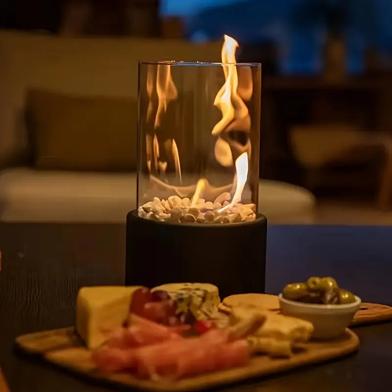Luminária de mesa LumiFlame – Lareira Portátil para Criar um Ambiente Moderno