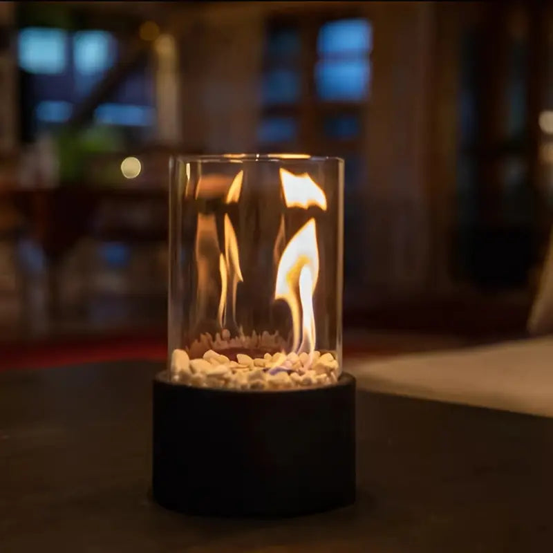 Luminária de mesa LumiFlame – Lareira Portátil para Criar um Ambiente Moderno