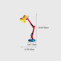 Luminária de mesa Meio Círculo Simples em Metal Estilo Moderno Memphis com 1 Lâmpada para Escritório