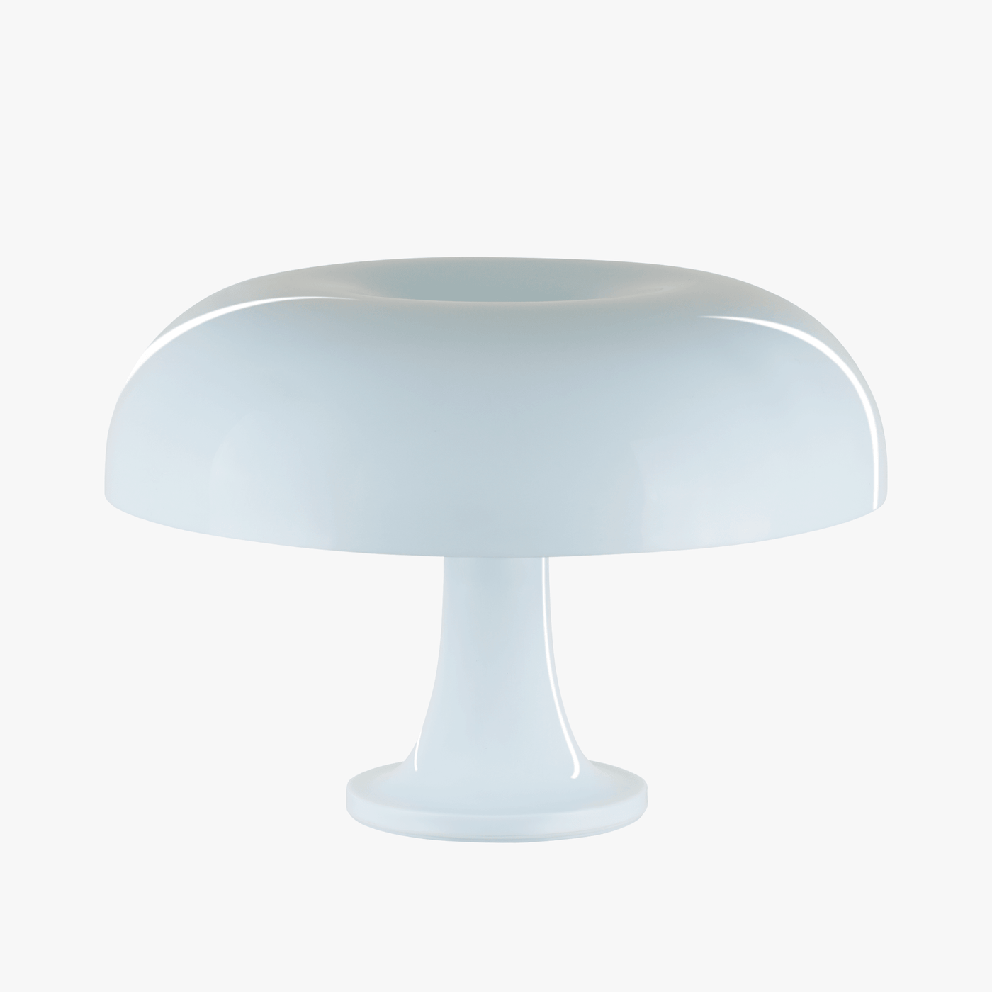 Luminária de mesa Moderna de Meados do Século - Abajur Minimalista em Forma de Cogumelo para Cabeceira ou Escrivaninha Branco 25cm x 15cm 9.8 Inch x 5.9 Inch