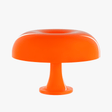 Luminária de mesa Moderna de Meados do Século - Abajur Minimalista em Forma de Cogumelo para Cabeceira ou Escrivaninha