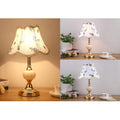 Luminária de mesa Nórdica Vintage | Abajur Sofisticado para Cabeceira