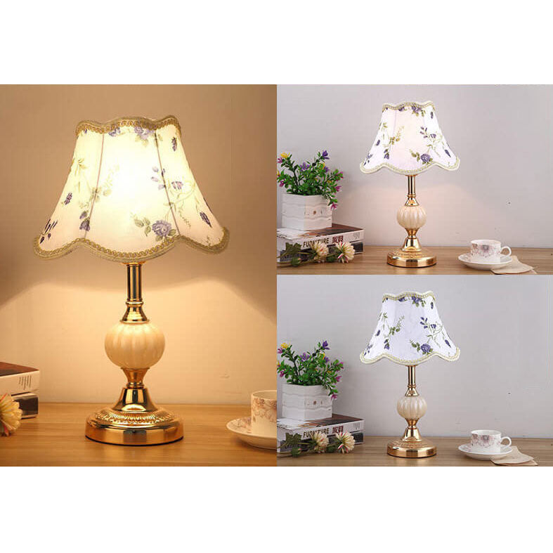 Luminária de mesa Nórdica Vintage | Abajur Sofisticado para Cabeceira