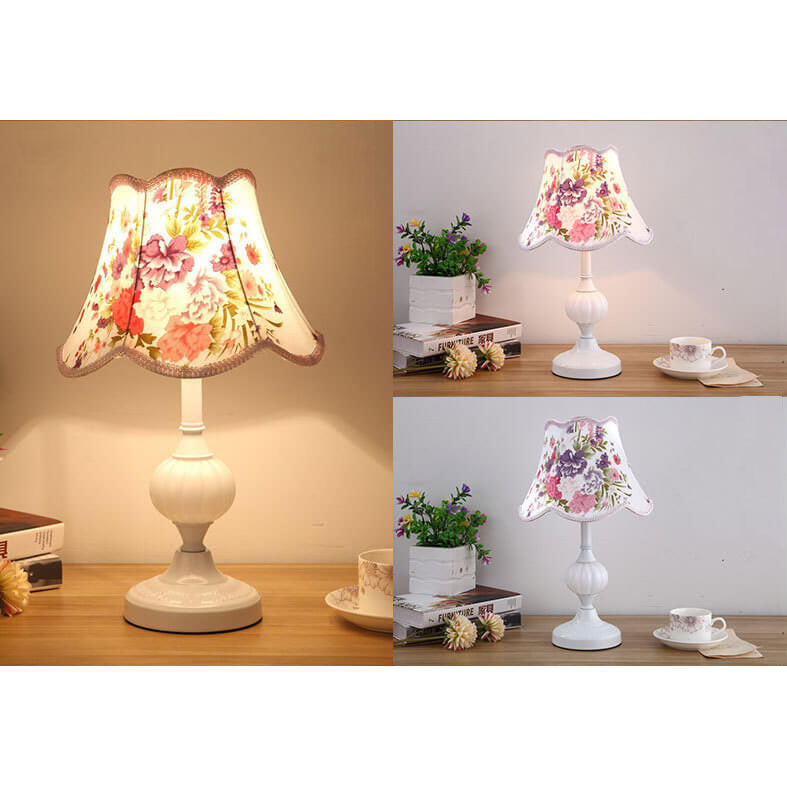 Luminária de mesa Nórdica Vintage | Abajur Sofisticado para Cabeceira