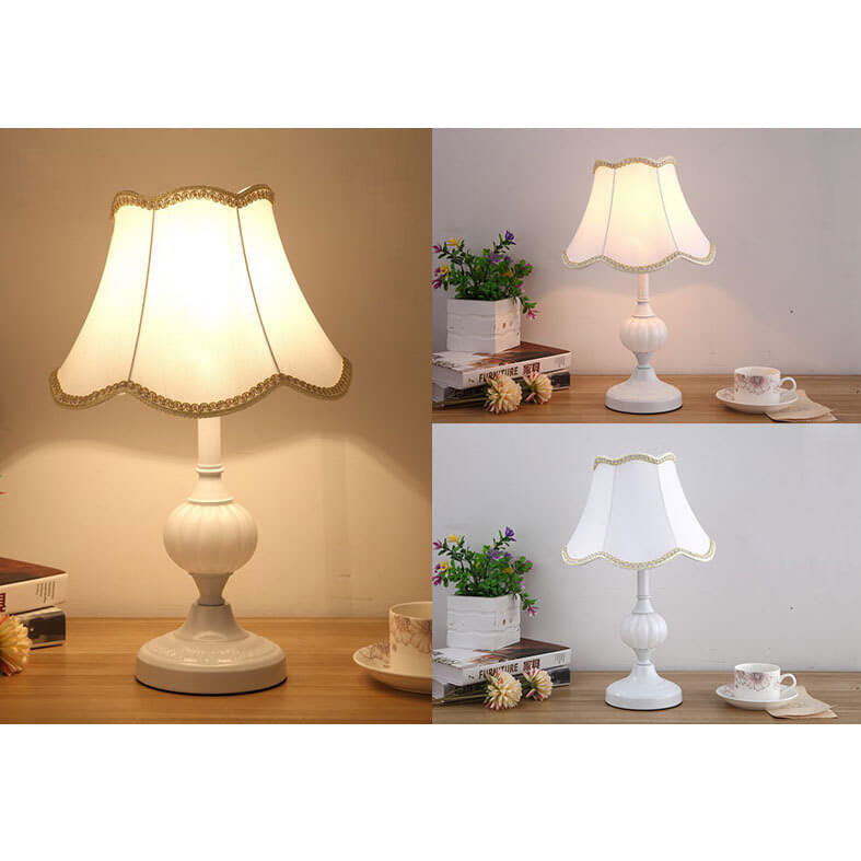 Luminária de mesa Nórdica Vintage | Abajur Sofisticado para Cabeceira