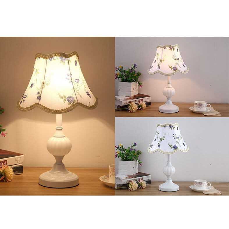 Luminária de mesa Nórdica Vintage | Abajur Sofisticado para Cabeceira