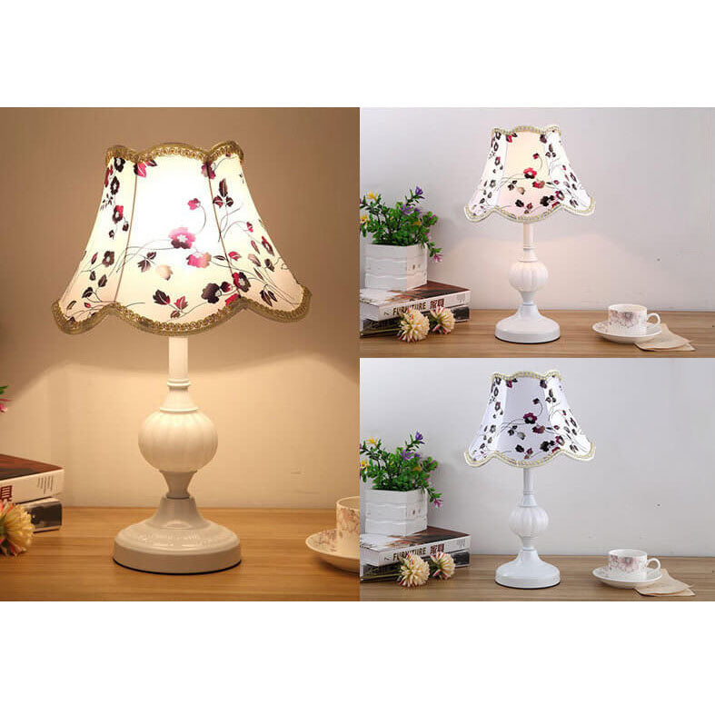 Luminária de mesa Nórdica Vintage | Abajur Sofisticado para Cabeceira