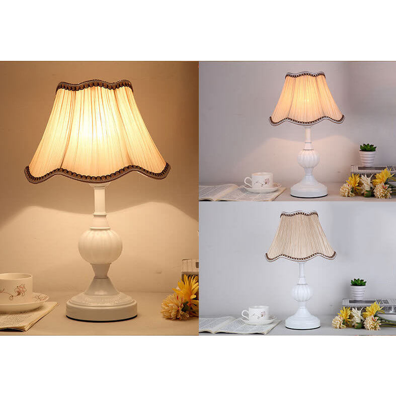 Luminária de mesa Nórdica Vintage | Abajur Sofisticado para Cabeceira