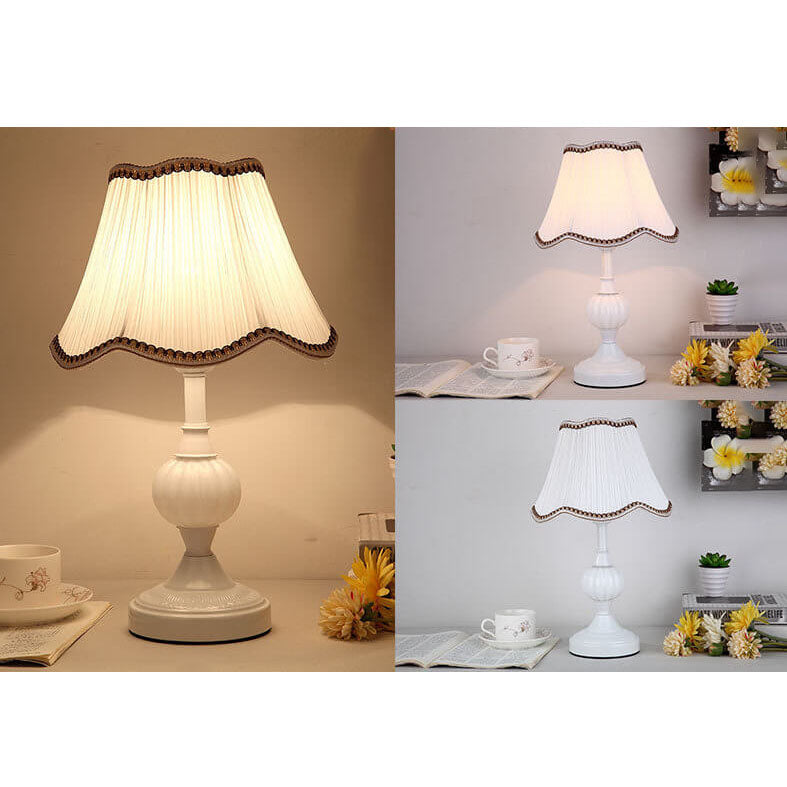 Luminária de mesa Nórdica Vintage | Abajur Sofisticado para Cabeceira