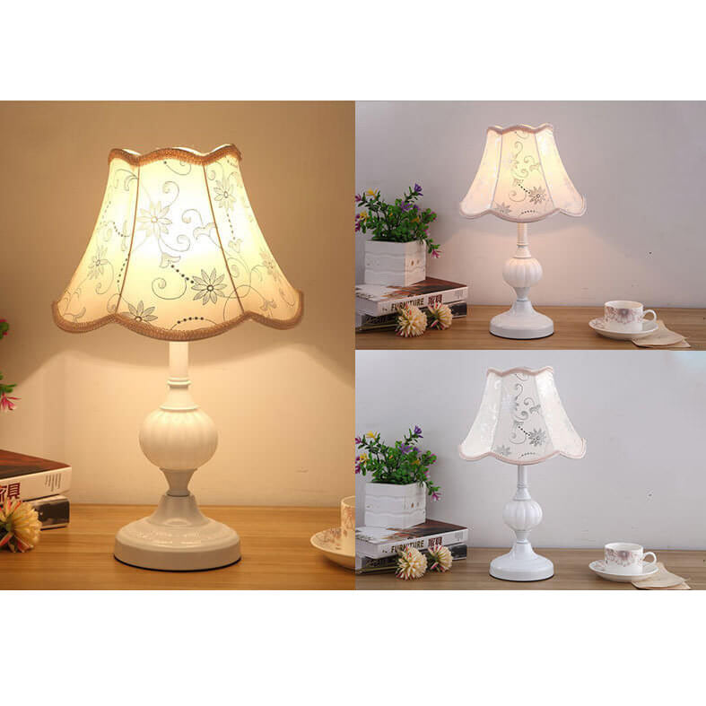 Luminária de mesa Nórdica Vintage | Abajur Sofisticado para Cabeceira