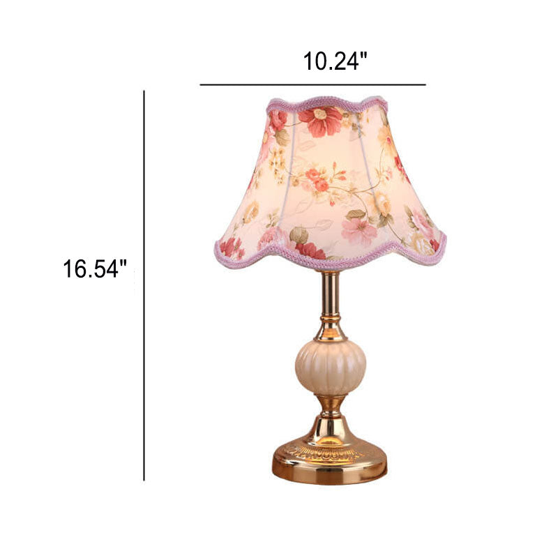 Luminária de mesa Nórdica Vintage | Abajur Sofisticado para Cabeceira