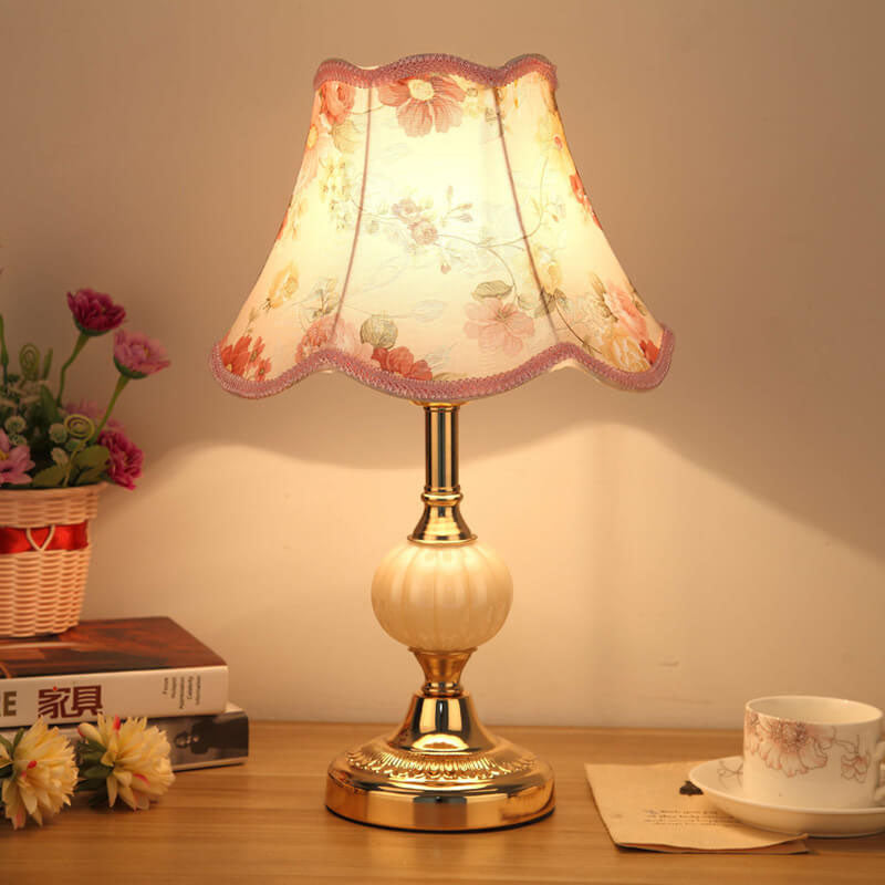 Luminária de mesa Nórdica Vintage | Abajur Sofisticado para Cabeceira