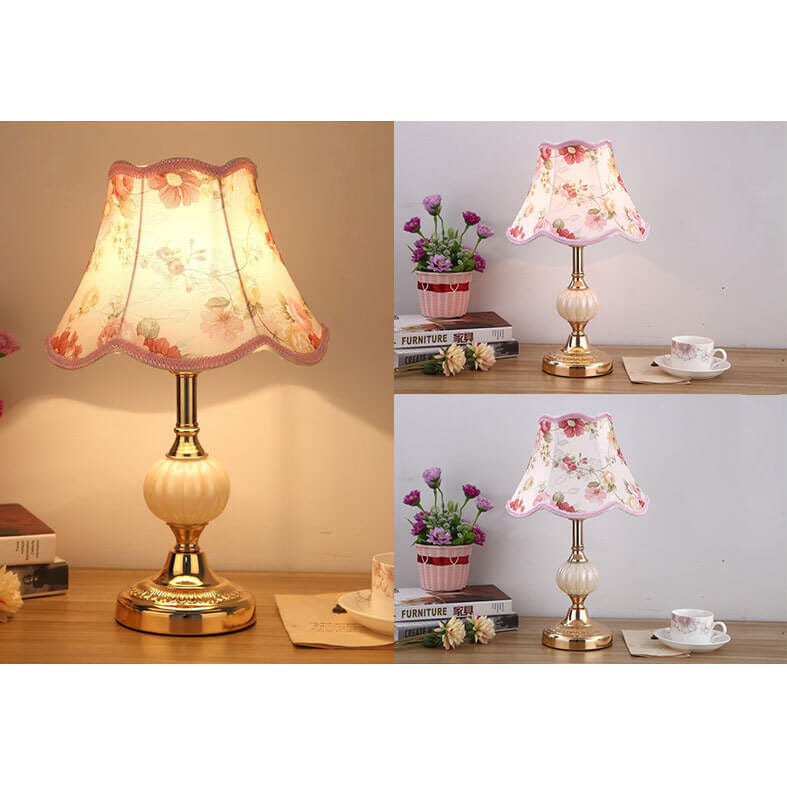 Luminária de mesa Nórdica Vintage | Abajur Sofisticado para Cabeceira