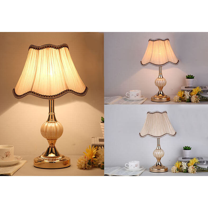 Luminária de mesa Nórdica Vintage | Abajur Sofisticado para Cabeceira