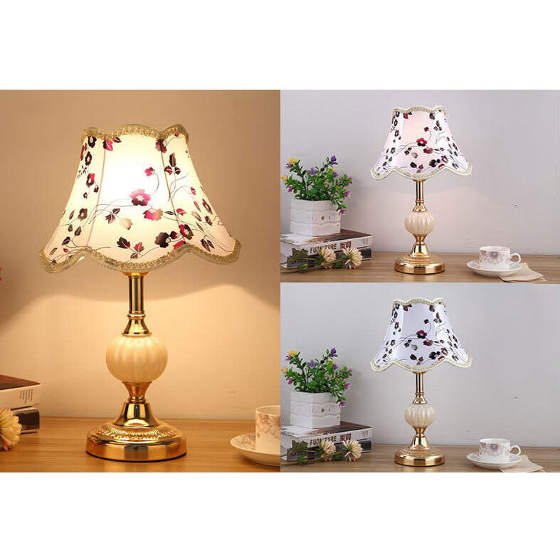 Luminária de mesa Nórdica Vintage | Abajur Sofisticado para Cabeceira