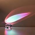 Luminária de mesa Olho de Anjo com Efeito de Cristal Pequeno Colorido + Controle Remoto