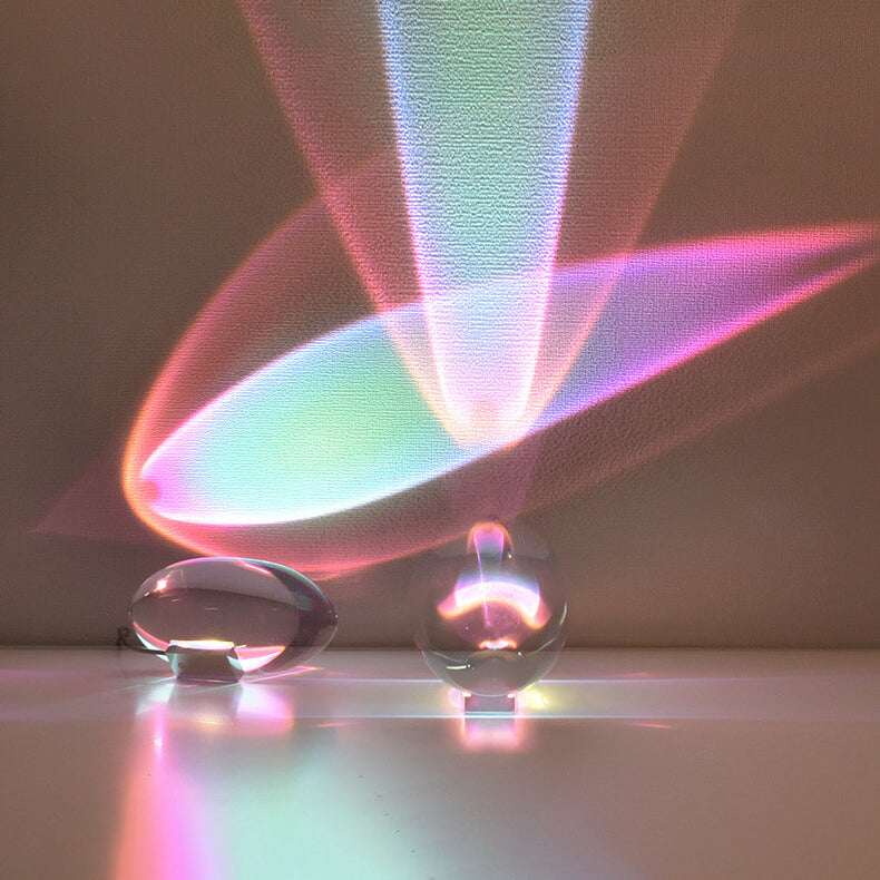 Luminária de mesa Olho de Anjo com Efeito de Cristal
