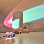 Luminária de mesa Olho de Anjo com Efeito de Cristal
