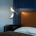 Luminária de mesa Pássaro Magpie LED Estilo Moderno – Iluminação Minimalista para Escritório Nórdico