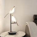 Luminária de mesa Pássaro Magpie LED Estilo Moderno – Iluminação Minimalista para Escritório Nórdico