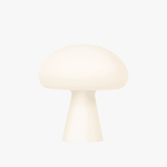 Luminária de mesa Portátil Funghi Branco Fosco