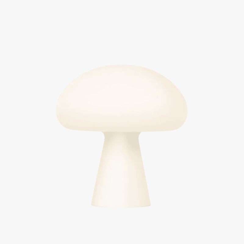 Luminária de mesa Portátil Funghi Branco Fosco