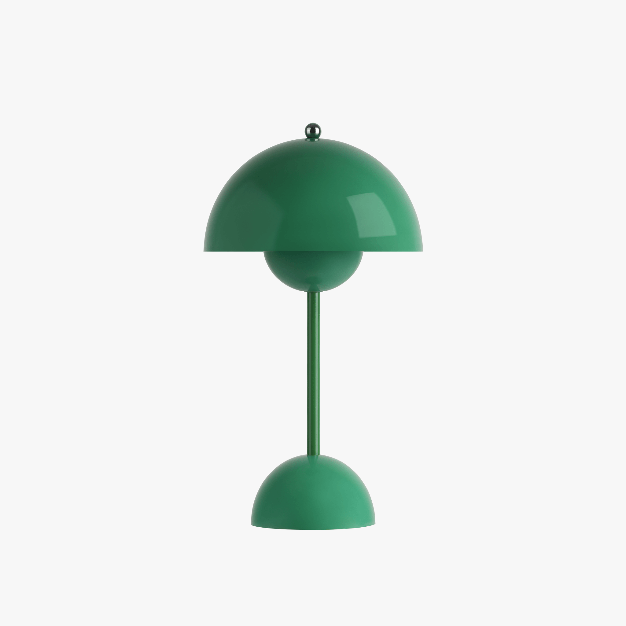 Luminária de mesa Recarregável Estilo Vaso Floral com Dimerização - Perfeita para Ambientes Modernos Verde Sinal