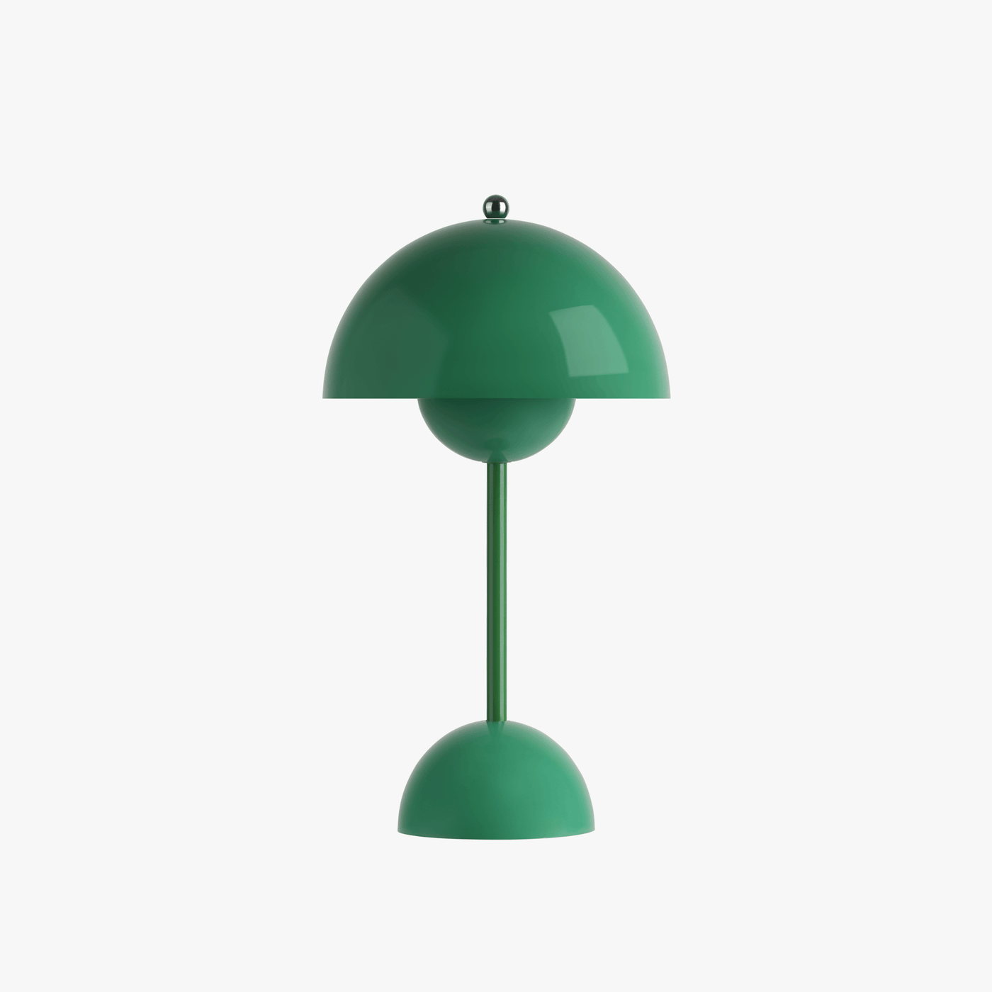 Luminária de mesa Recarregável Estilo Vaso Floral com Dimerização - Perfeita para Ambientes Modernos Verde Sinal