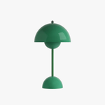 Luminária de mesa Recarregável Estilo Vaso Floral com Dimerização - Perfeita para Ambientes Modernos Verde Sinal