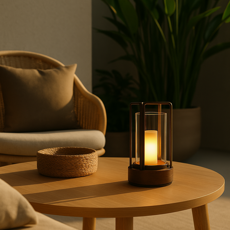 Luminária de mesa Recarregável e Portátil LED com Toque – Ideal para Quarto e Sala de Estar