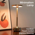 Luminária de mesa Sem Fio Aura - Abajur Moderno com Controle Touch e Estilo Nórdico