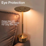 Luminária de mesa Sem Fio Aura - Abajur Moderno com Controle Touch e Estilo Nórdico